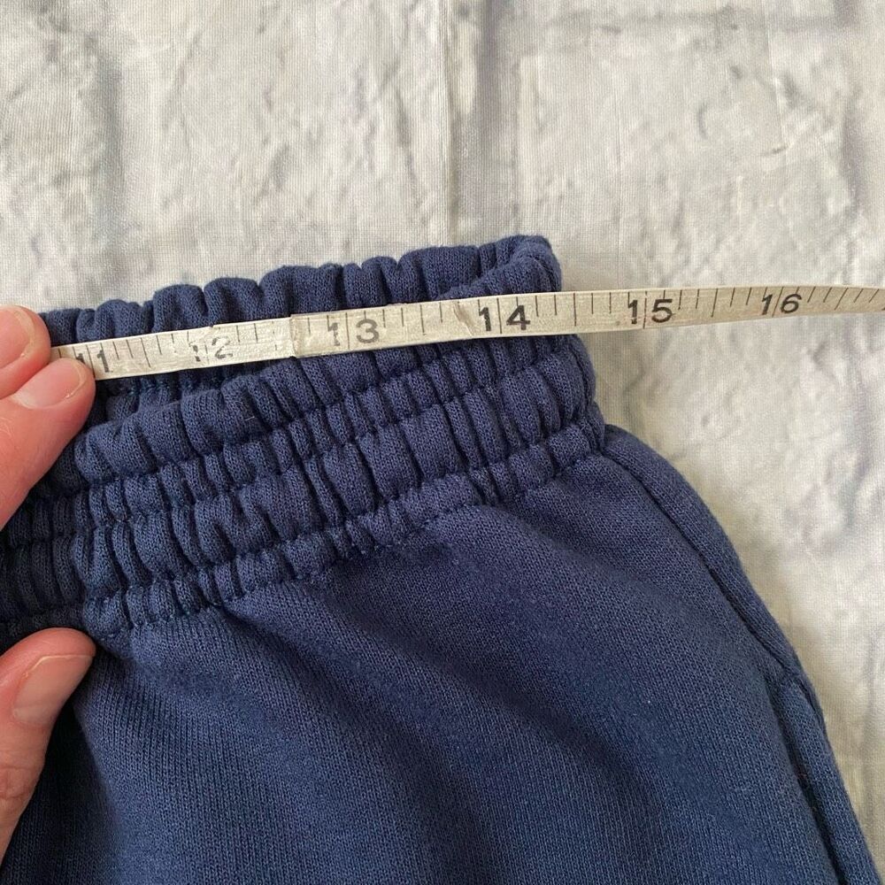 Port & Company core fleece men XL pull on sweatpants W/elastic waist navy blue - Picture 5 of 7